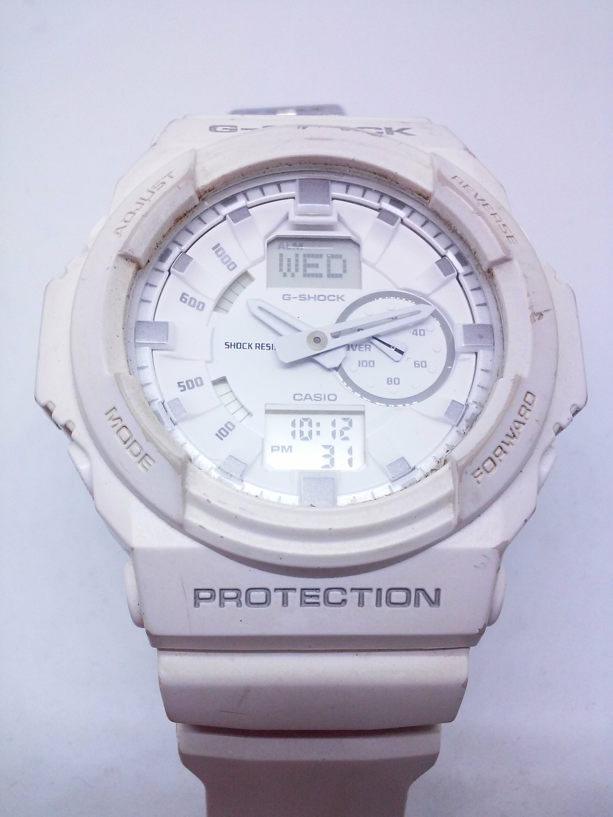 g shock protection white