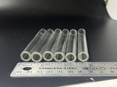 Thick Durable 4-Inch, 2mm Thick Glass Pipe, Lab quantity of 10