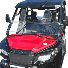 Clearly Tough Honda Pioneer 500 Half Windshield