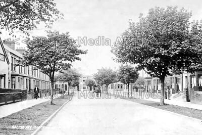 Khh-67 Street View, Salisbury Gardens, Hull, Yorkshire 1906. Foto