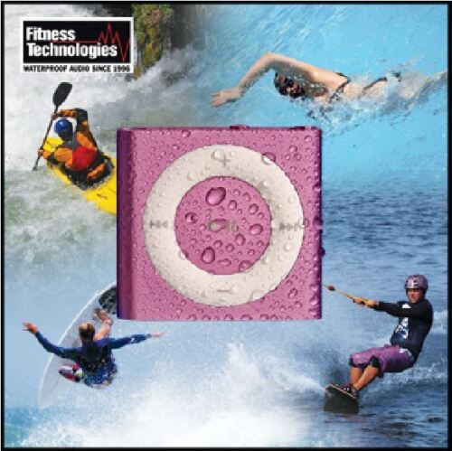 Schwimmen Ipod Shuffle MP3 Player & Stöpsel 100% Wasserdicht Obere Paket - Bild 22 von 59