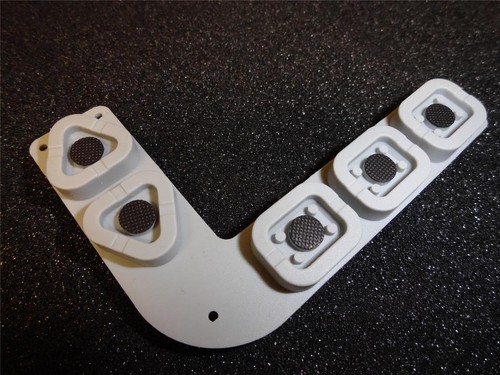 Silikon Gummi 5-Druckknopf leitfähig L-Streifen Membran Pfeil/Stck Menge-1 grau J52 - Bild 6 von 6