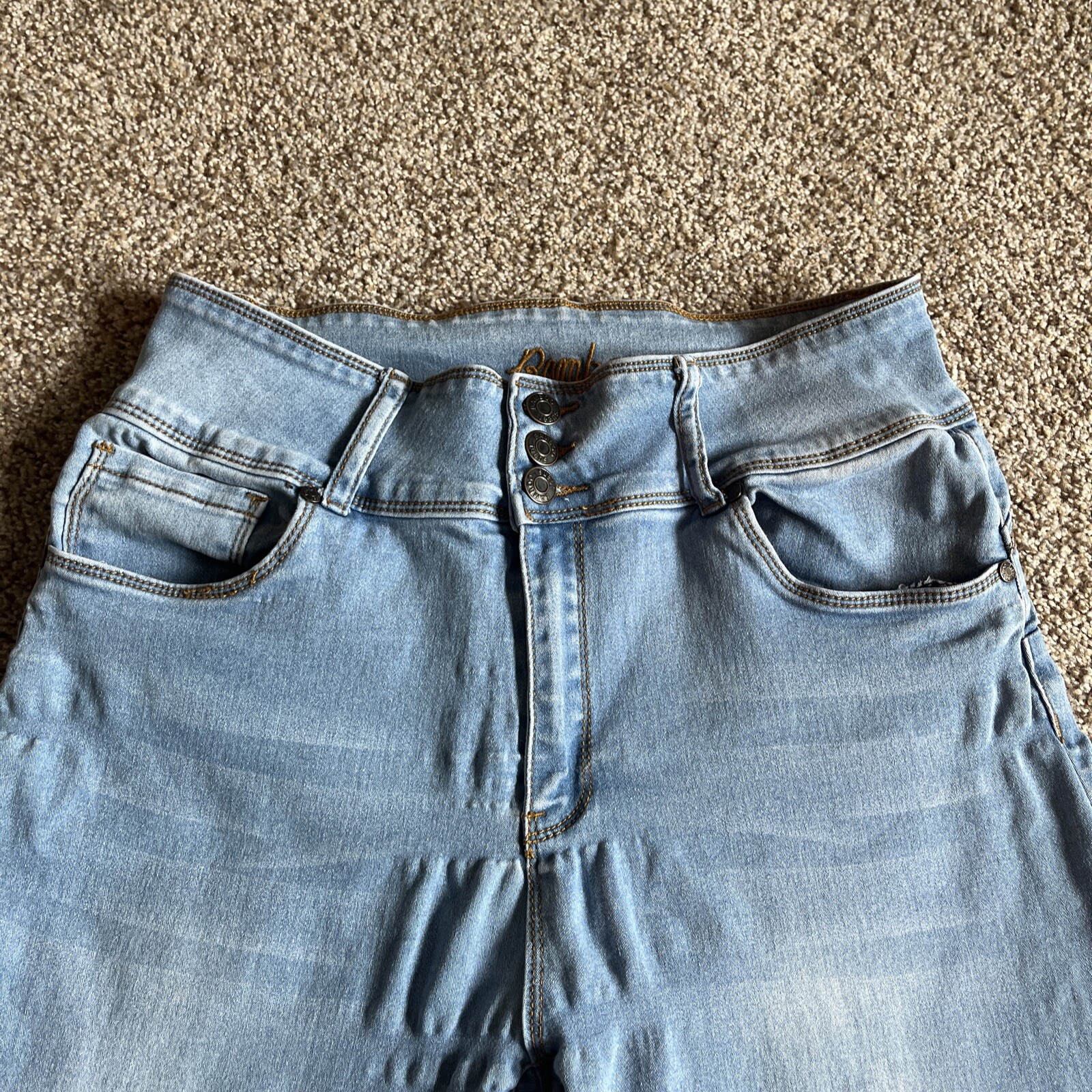 Bamboo jeans Size 15 Denim Blue Light Wash (28 X 29) - View 2