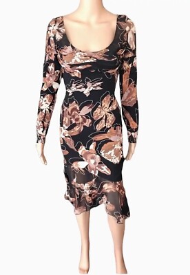 versace 2003 cut out mini dress Versace Black Medallion Cut-Out Dress