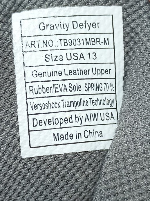 Gravity Defyer Mens Sz 13 GDEFY Sierra Hiking Boots Trampoline Tech
