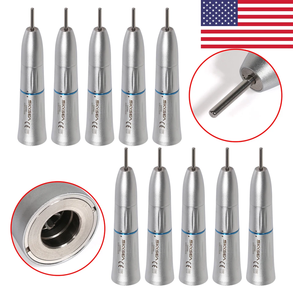 1-10 Pieza de Mano Dental de Nariz Recta Estilo NSK Tipo E Spray de Agua Interna Foto 2 de 4