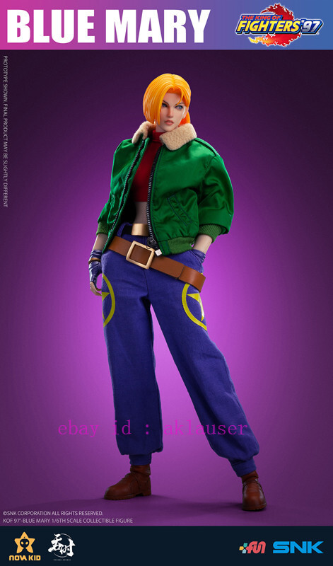 TUNSHI STUDIO KOF97 1/6 ブルー・マリー Tunshi Studio 1/6 The King Of Fighters'97 Blue Mary Action Figure
