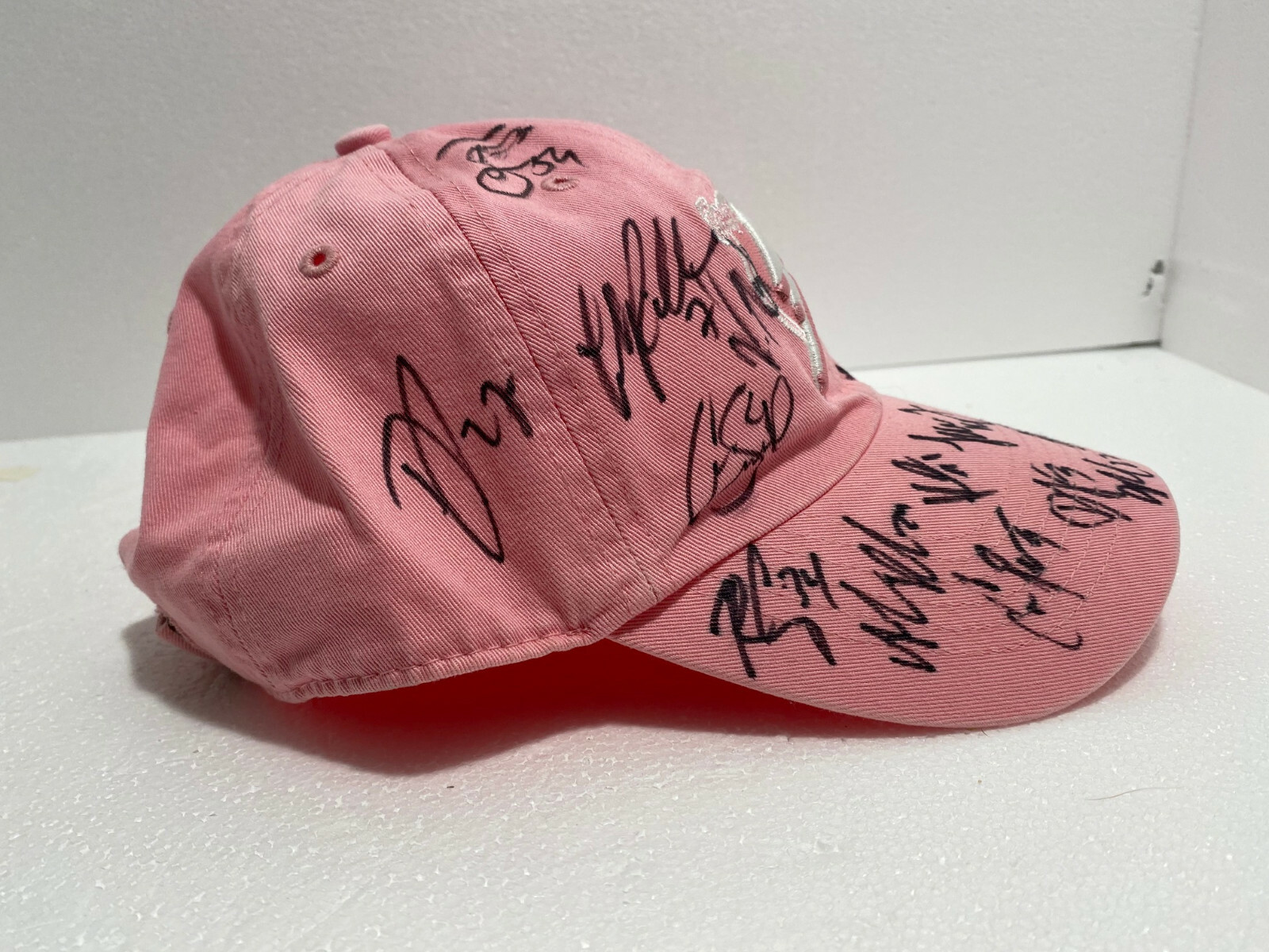 2004 Tampa Bay Lightning Stanley Cup Champ Signed Pink Hockey Fights Cancer Hat eBay