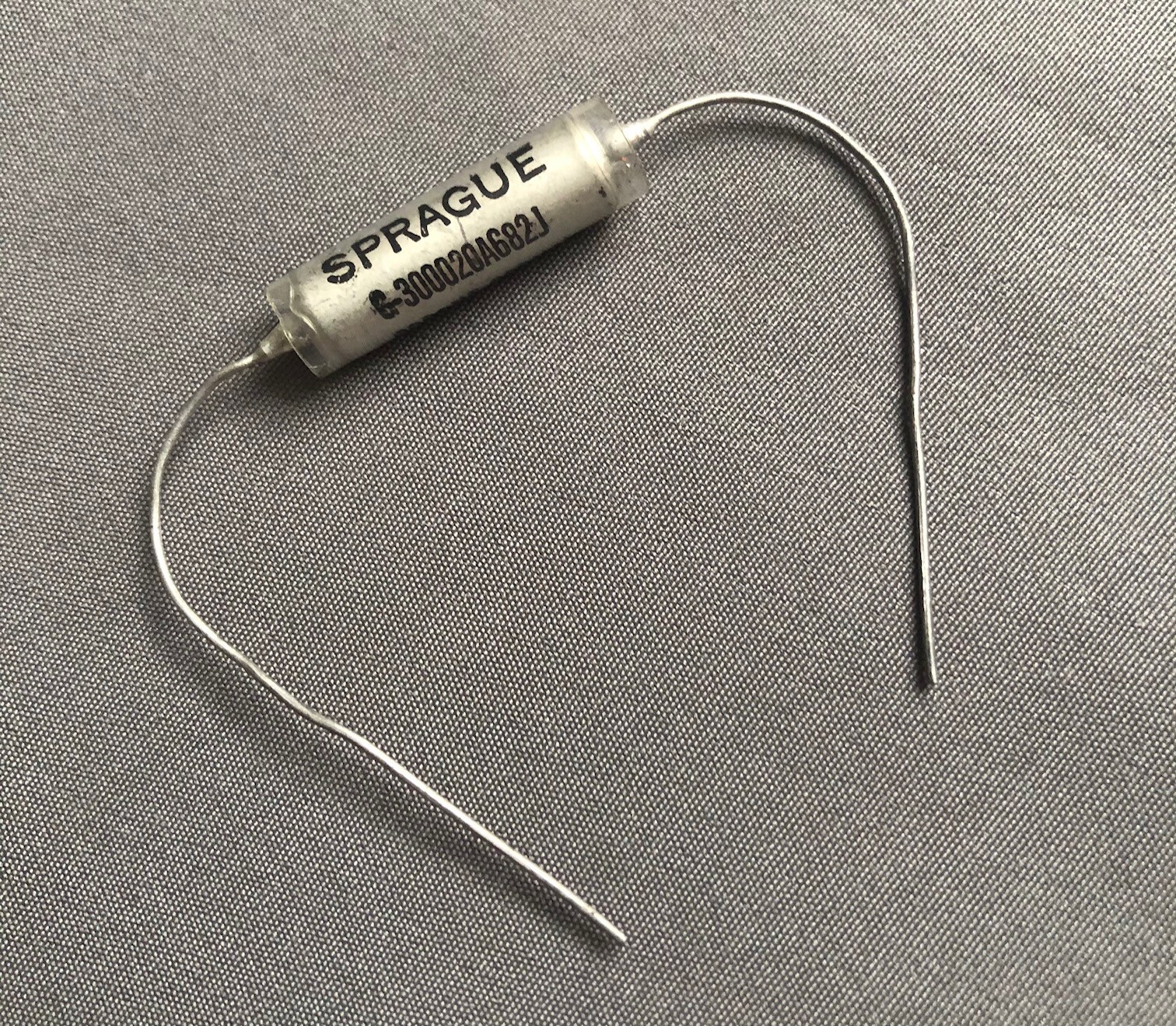 SPRAGUE .0068 uF 200V Vitamin Q PIO style oil capacitor tone cap mil spec NOS