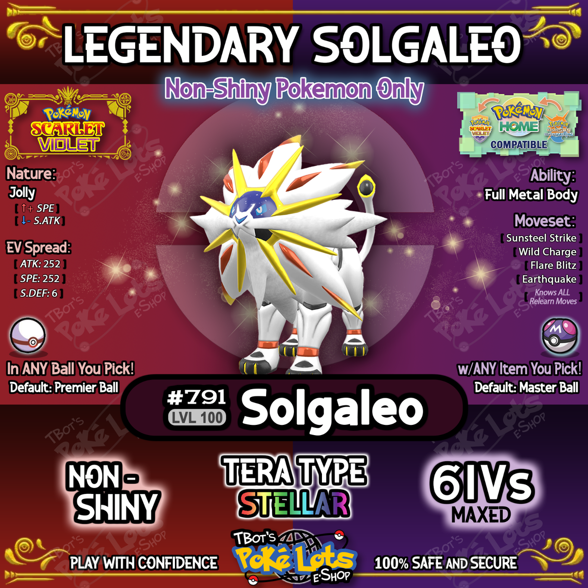 LF: Legit Event Shiny Solgaleo And Shiny Lunala (Not Cloned) FT: Legit - Foto 4