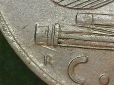 50 CENTESIMI 1942 ERRORE - LINEA DA DANNEGGIAMENTO DEL CONIO AL ROVESCIO [K564]