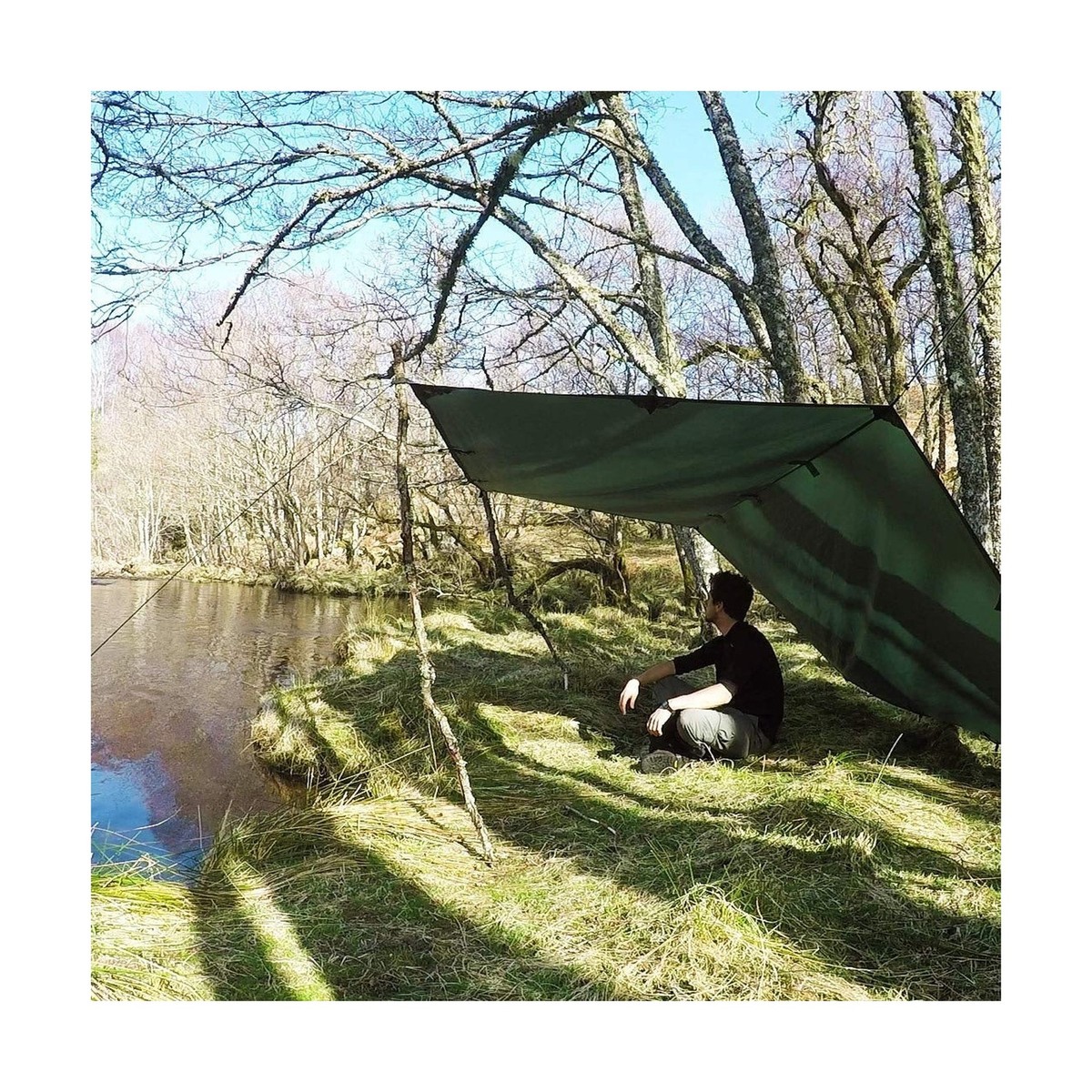 DD Hammocks - DD Tarp 3x3 - Olive Green (10ft x 10ft) - 100