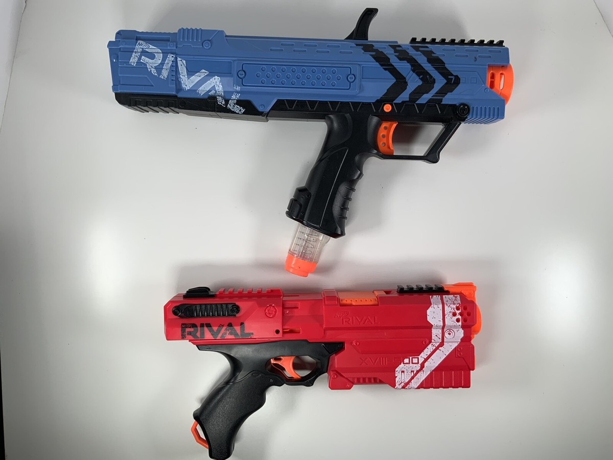 Nerf Rival BLUE Apollo XV-700/XVIII-500 Red Blaster Gun Tested | eBay