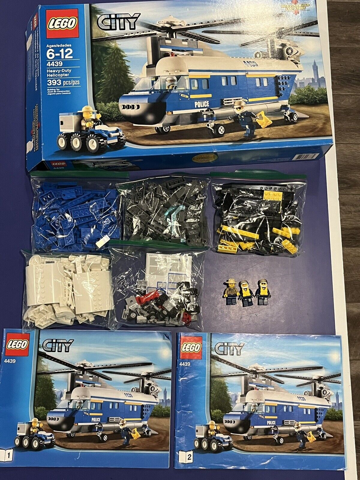 Derfra homoseksuel pad LEGO CITY: Heavy-Lift Helicopter (4439) 100% Complete Box + Manuals +  Minifigs 673419167734 | eBay