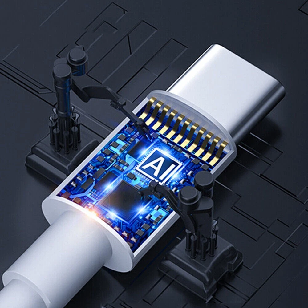 Type C to USB-C Cable Charge Charging Data Fast Charger For iPhone 15 Samsung
