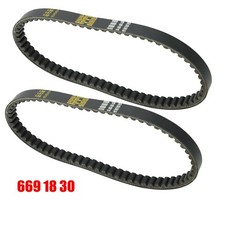 2 Drive Belt 669 18 30 Made W/ KEVLAR 49cc 50cc 80cc GY6 Moped ATV TaoTao Kazuma