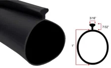 Mini Warehouse STORAGE Roll-up Door Vinyl Garage Door Bulb Bottom Seal All Sizes