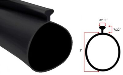 Mini Warehouse STORAGE Roll-up Door Vinyl Garage Door Bulb Bottom Seal All Sizes