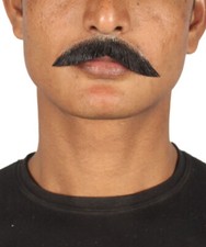 Men's Mustache Set Black Cosplay Facial Hair M-1189