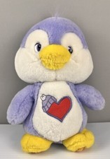 Cozy Heart Penguin Care Bear Cousins 10" SnowHat Heart Plush Stuffed Animal 2004