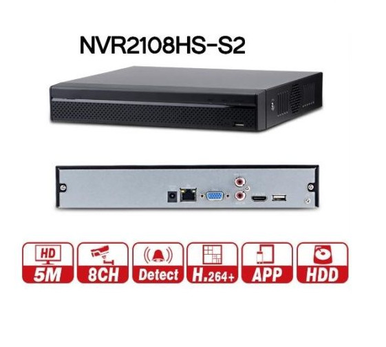 VIDEOREGISTRATORE NVR IP 8 CH X-Security 80Mbps 6MP H.264+ H.264 NVR2108HS-S2