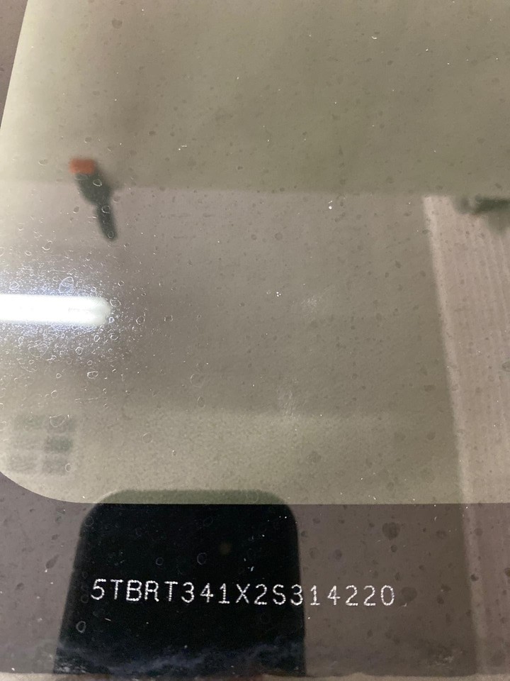 2002 Tundra Rear Door Glass Movable Privacy Tint Drivers Side OEM