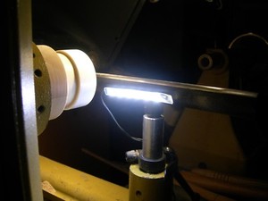 Two (2) Magnetic LED Light Wood Lathe Tool Rest Auto Mechanic HVAC Plumbing
