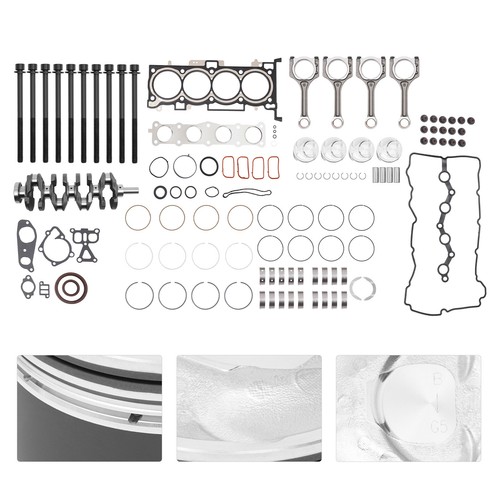 Engine Rebuild Kit Crankshaft & Pistons Gasket & Conrods for G4KJ 2.4L Hyundai - Picture 19 of 21