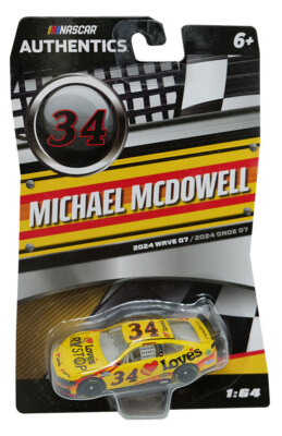 Michael McDowell #34 NASCAR Authentics 2024 Wave 7 TOY 1:64