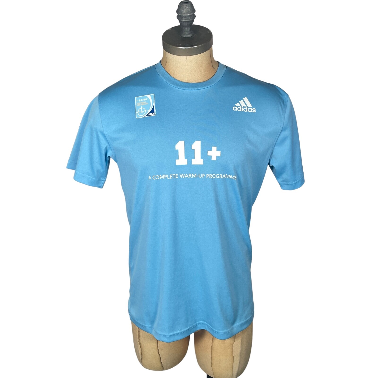 Adidas Vintage Polyester FIFA Fair Play Short Sleeve Football Jersey - M