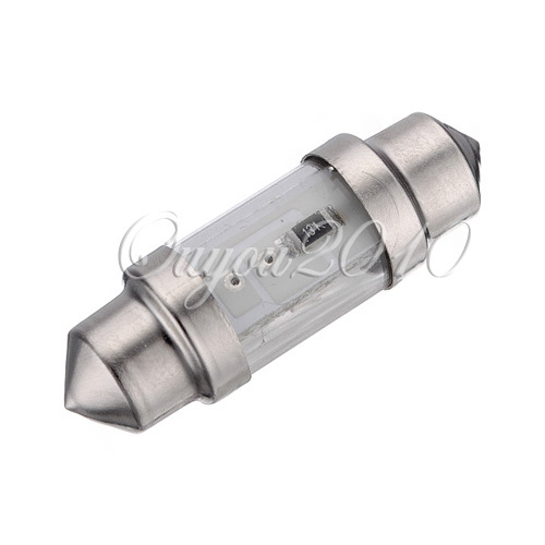 2X Pure White 6 SMD 1210 LED 31mm 12V Car Interior Festoon Dome Light Lamp Bulb - Picture 3 of 4