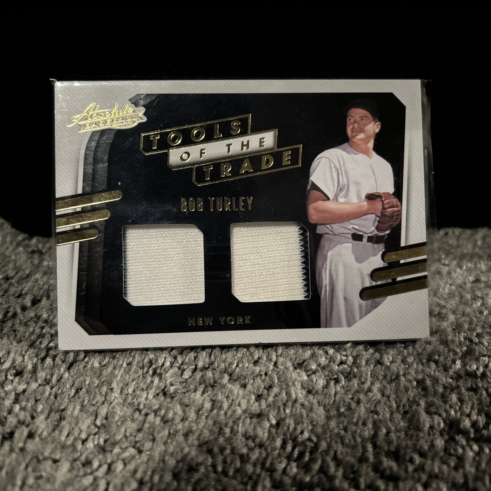 2021 Panini Absolute - Tools of the Trade 2 Swatch #TT2-BT Bob Turley (MEM)
