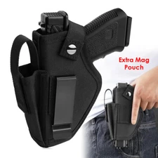 Concealed Carry Gun Holster Tactical Left/Right Hand Pistol IWB OWB Universal