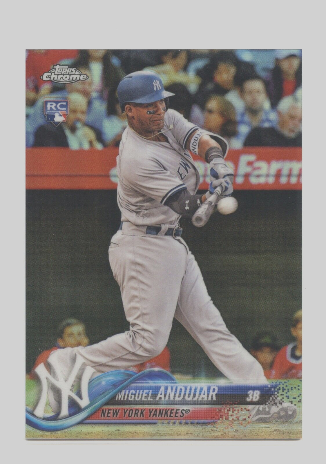 Miguel Andujar 2018 Topps Update Chrome Refractor Rookie #/250 HMT20