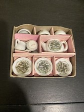 VTG MADE IN JAPAN MY OLD KY HOME PORCELAIN MINIATURE TEA SET CHILDS/DOLL EUC