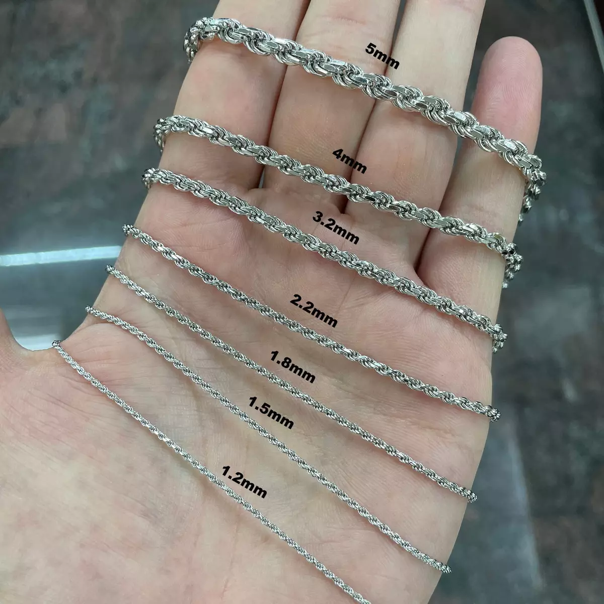 10 Pcs Bulk Silver Chains, Wholesale Chain, 925 Sterling Silver