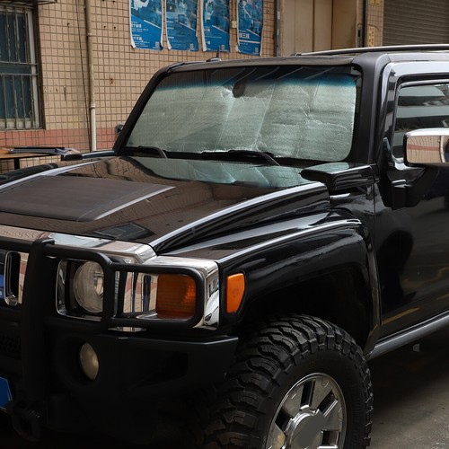 For 2005-09 Hummer H3 Front Windshield Sunshade Anti-UV Sunshade Sunshade Cover - Imagen 6 de 11