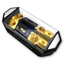 2-Way/2X ANL In-Line Fuse Holder Distribution Block Stereo/Audio/Car 80A-300A