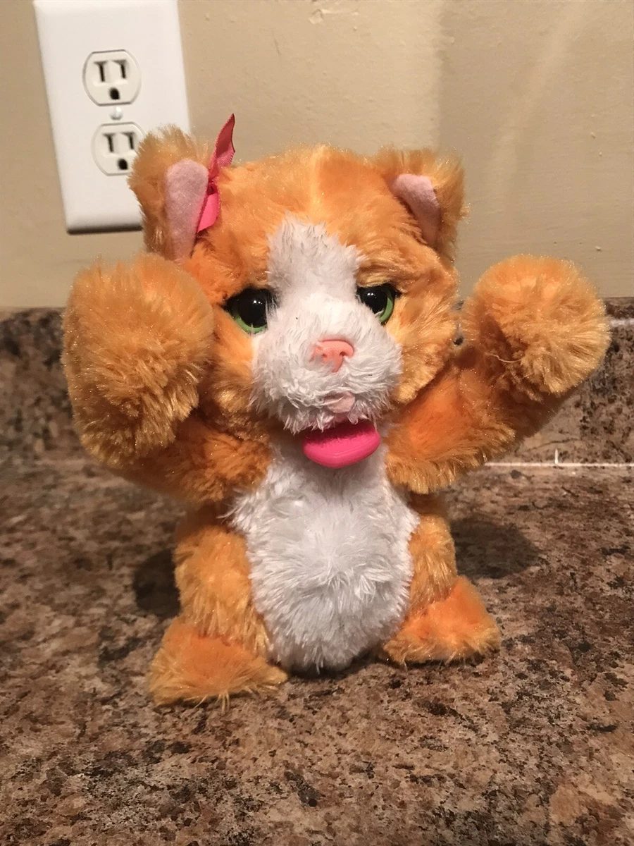 FurReal Friends DAISY LIL BIG PAWS Orange and White Peek A Boo