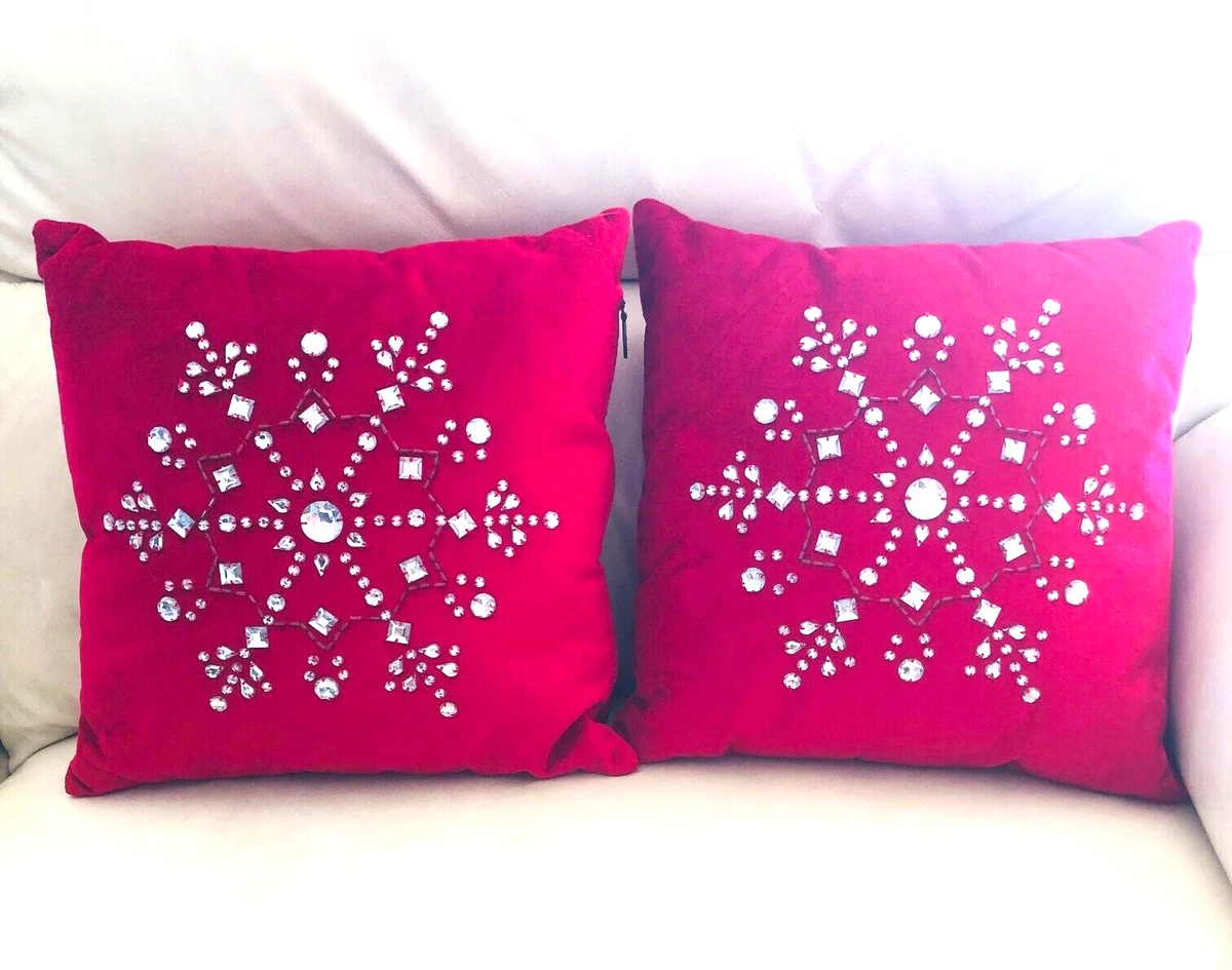 Pier one snowflake clearance pillow