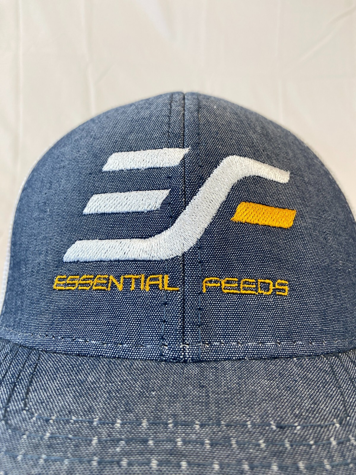 Essential Feeds Baseball Cap Strapback Hat Mesh B… - image 2