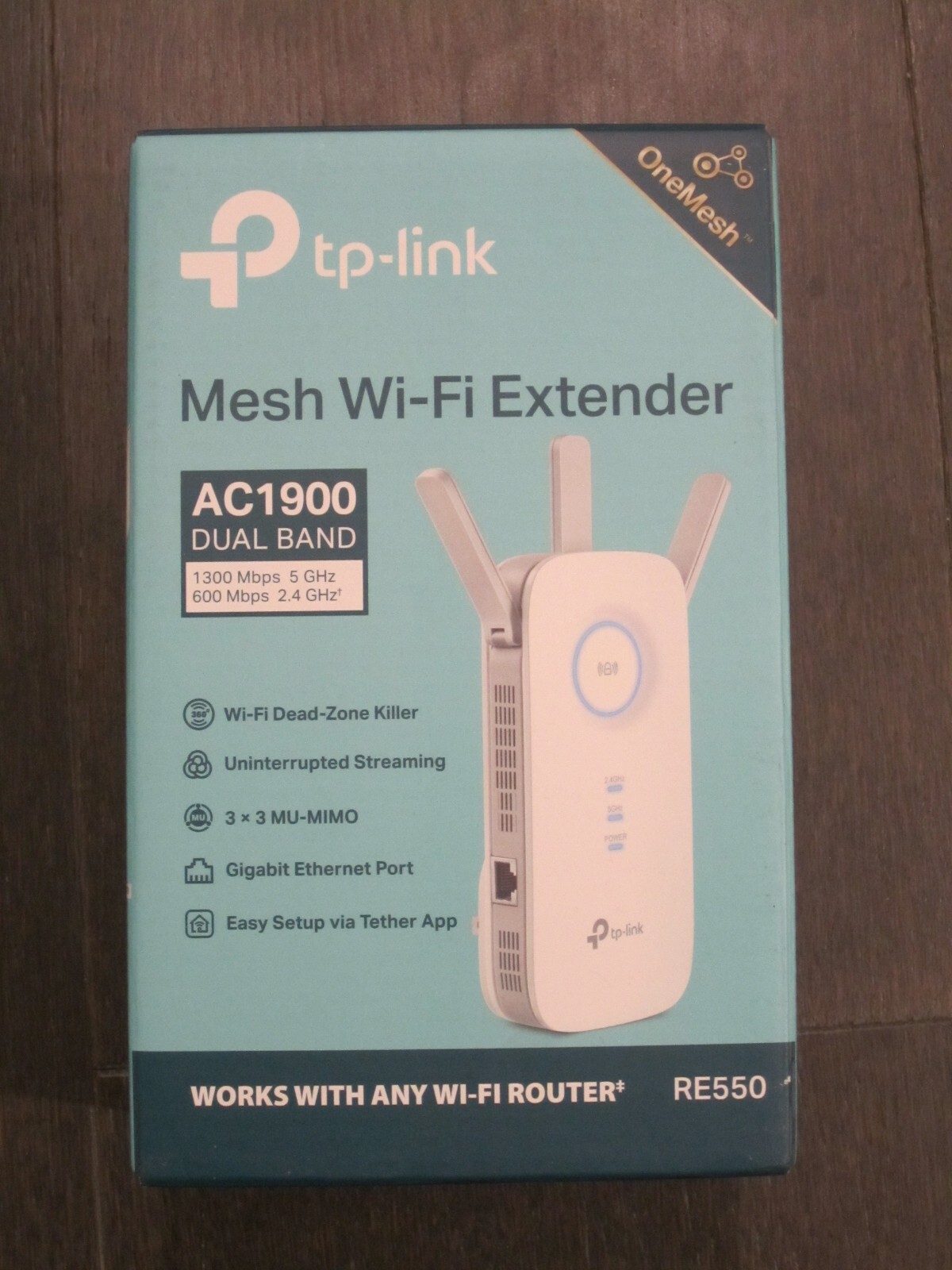 TP-Link dual band Mesh WiFi Range Extender AC1900/RE550