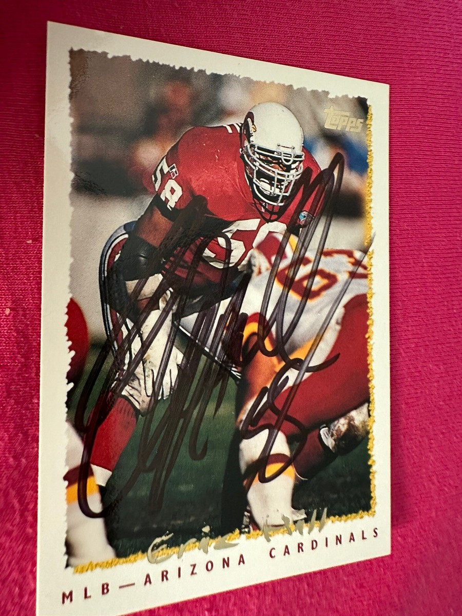 263 Eric Hill Arizona Cardinals 1995 Topps Autograph Auto Signed