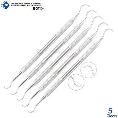 Scaler Per Laboratorio Odontoiatrico 10 Scalers Dentali Falce Anteriore Towner Jacquette U15-33 - In Acciaio Inossidabile Per Igiene Professionale Taglia Mattonelle - Foto 8