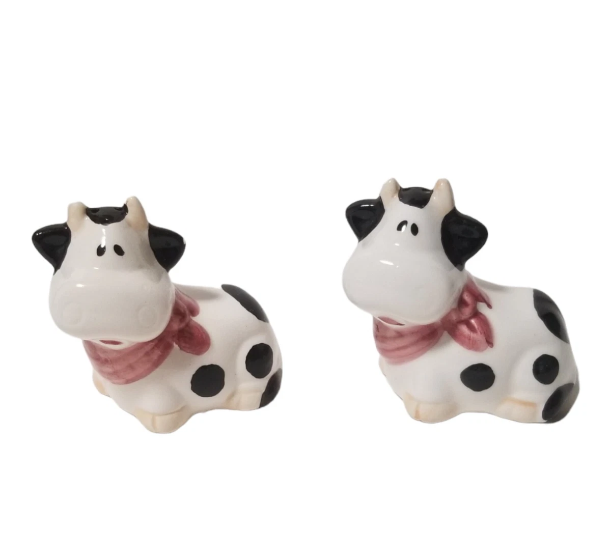 Vintage Cow Salt and Pepper Shakers Cute Kitchen Decor eBay