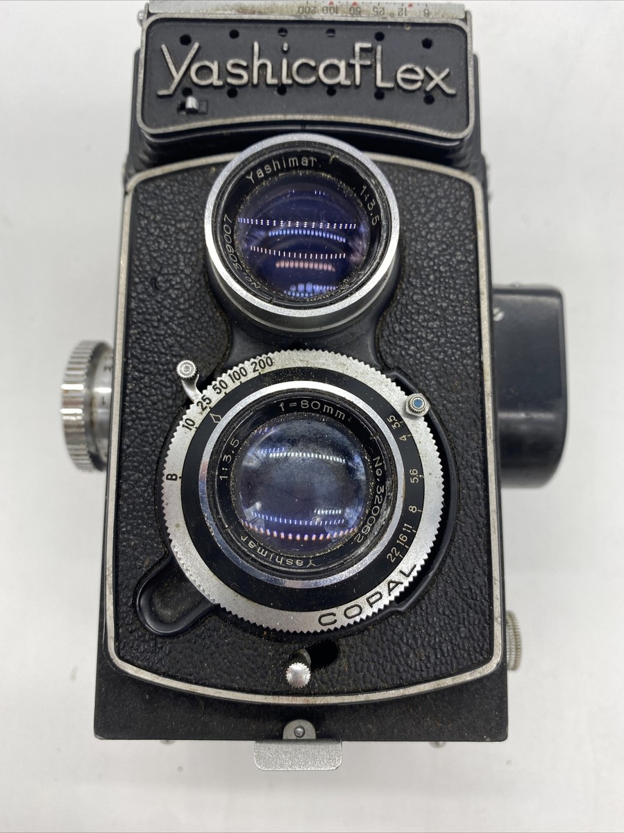 Yashicaflex All Yashica TLR Camera Yashimar 80mm F/3.5 (Untested