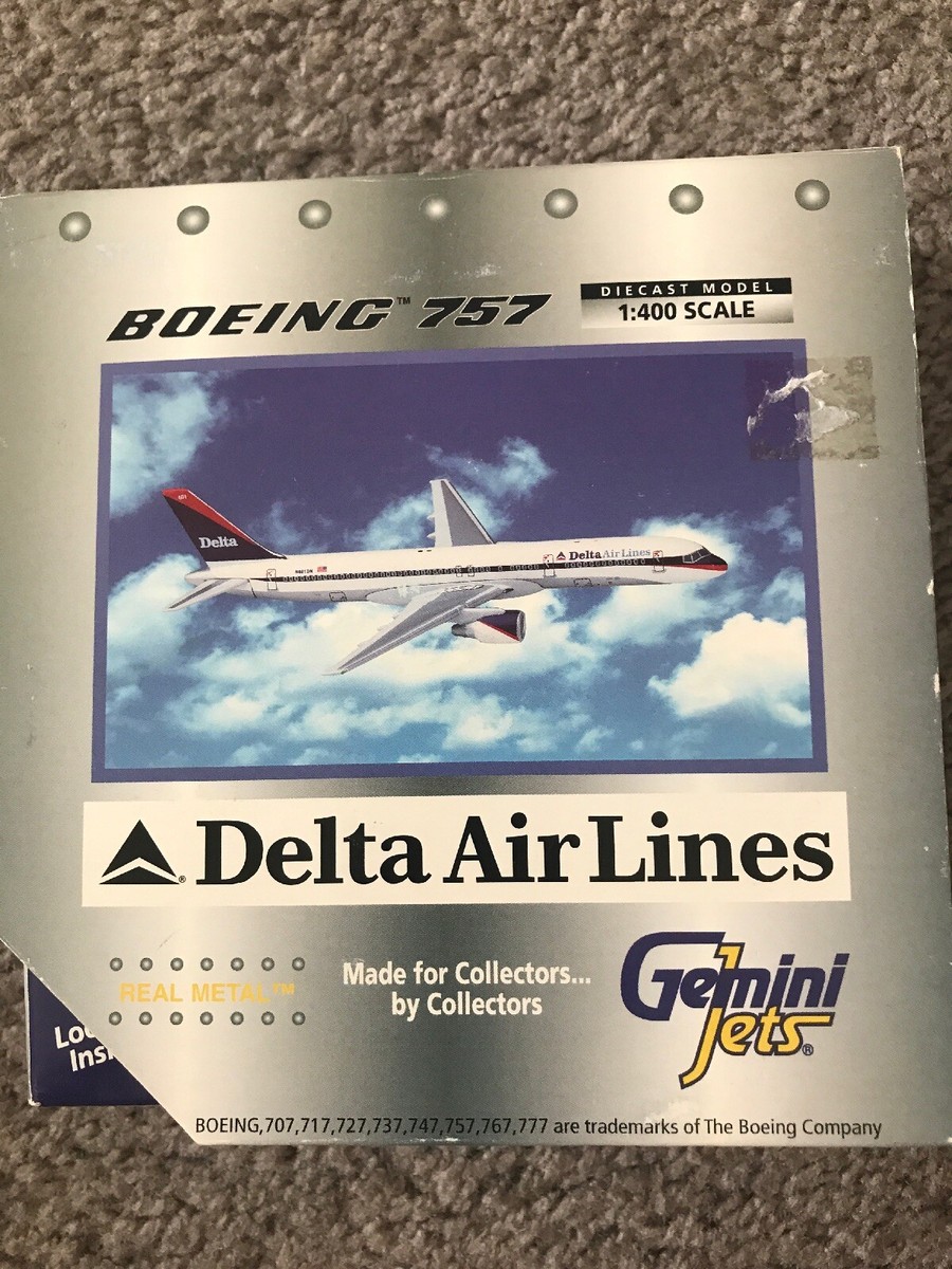 2000 Gemini Jets 1:400 Boeing 757 N601DL Delta Air Lines GJDAL073