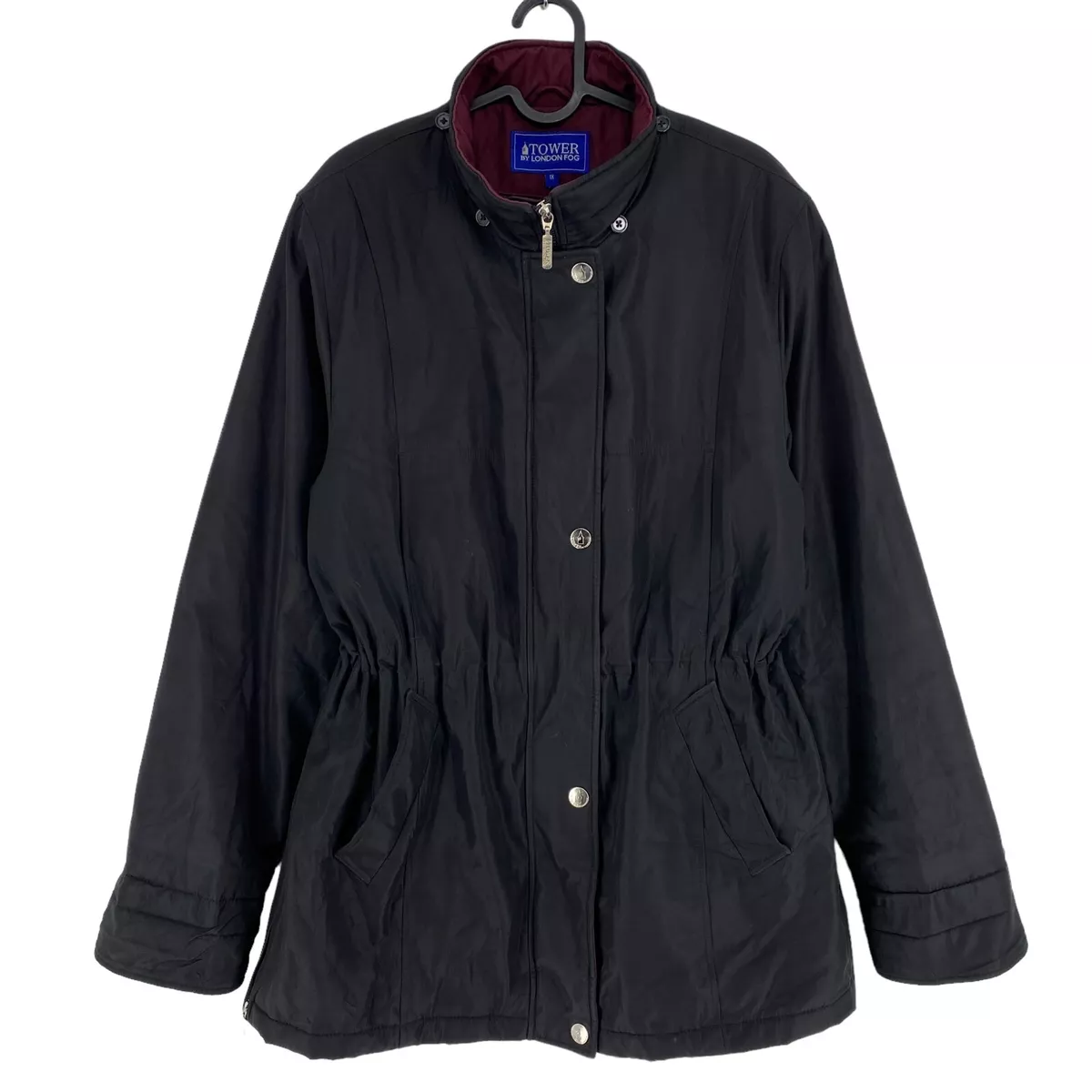 London fog top tower trench coat