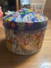 vintage embossed "Masked Ball" candy tin By Churchills Confectionery  — photo 3