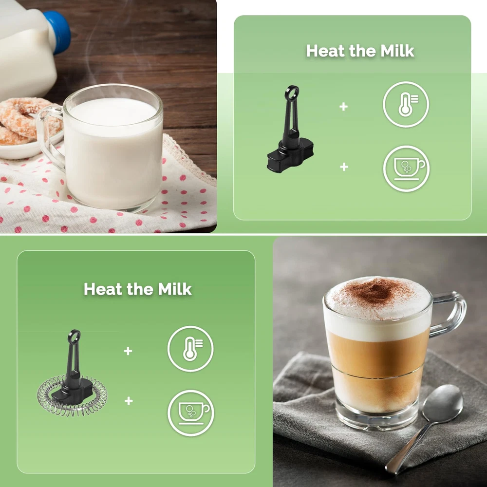 Variable Temp Milk Frother and Steamer with Adjustable Froth Thickness 14.1